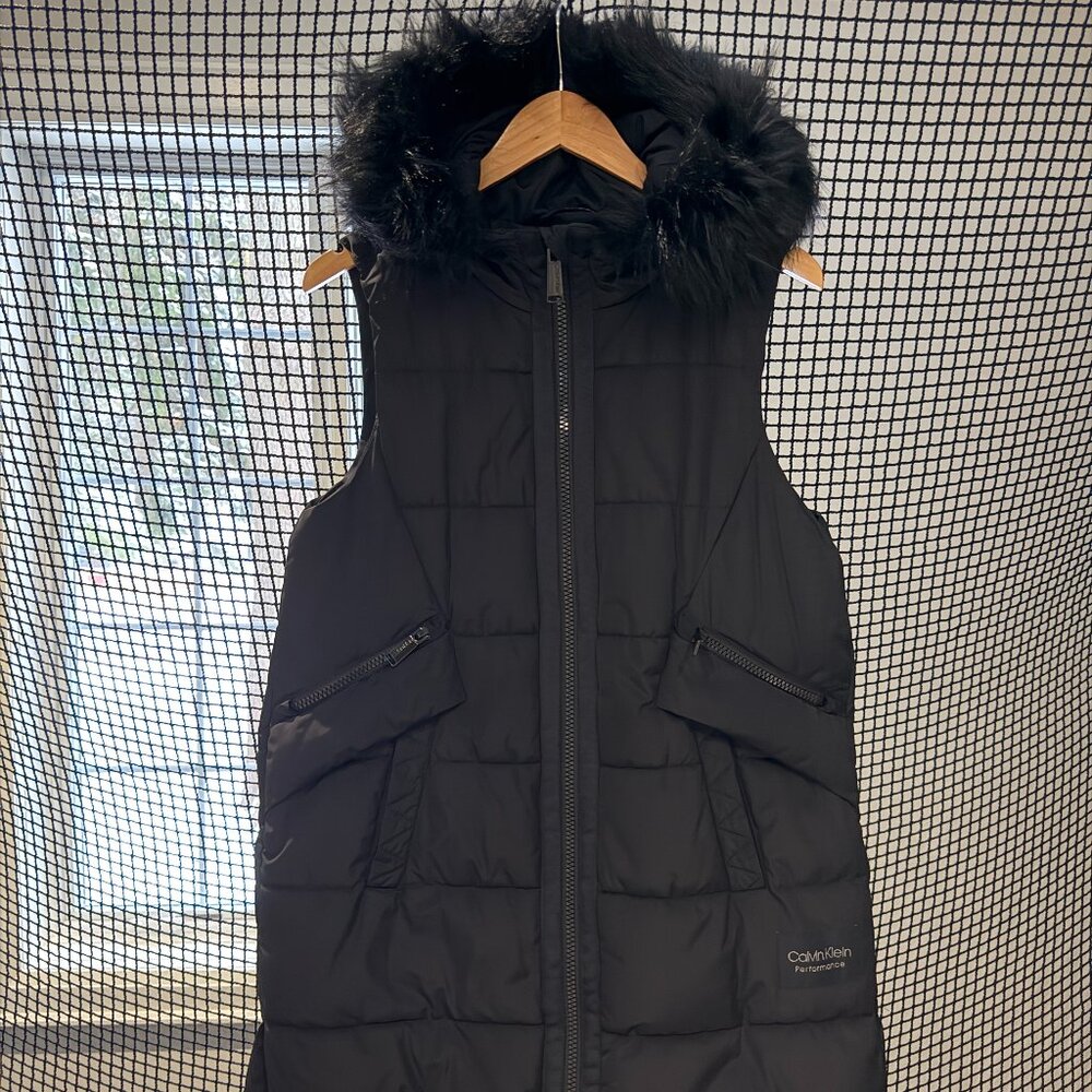 Calvin Klein Puffer Vest with Hood